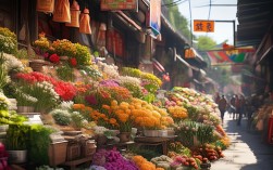 榆林哪里可以批发鲜花资材？周边有哪些旅游景点？