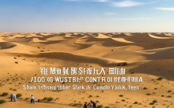 榆林乌沙漠，陕西榆林治沙毛乌素沙漠
