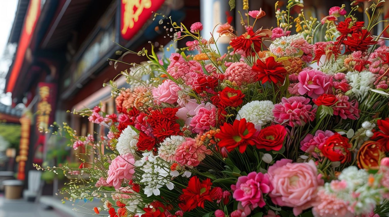 榆林开业花篮如何用鲜花传递塞上明珠的独特魅力？-图1