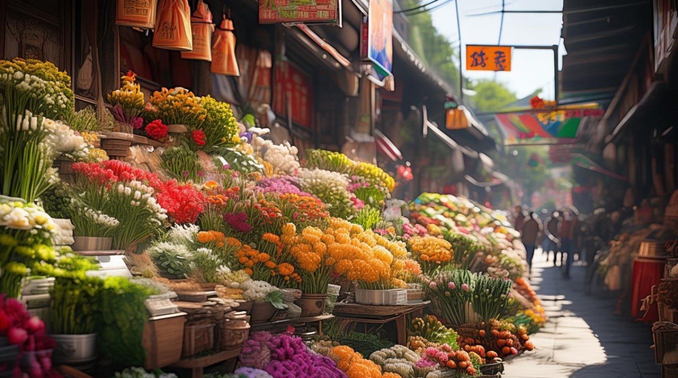 榆林哪里可以批发鲜花资材？周边有哪些旅游景点？-图1