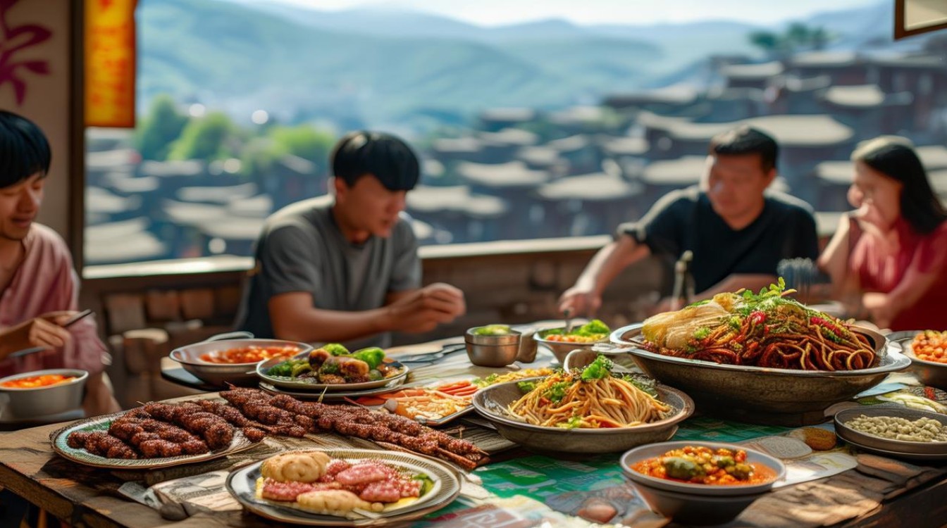 榆林哪里能品尝正宗陕北美食并游览周边景点？-图2