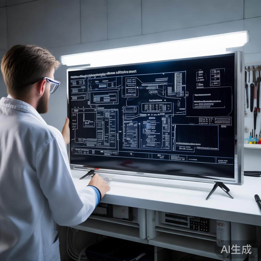 创维29D9AHT 6d50开机亮线故障咋修？