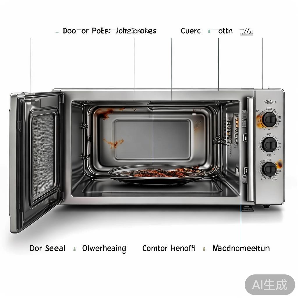 美的EG720EA4-SR微波炉常见故障有哪些？