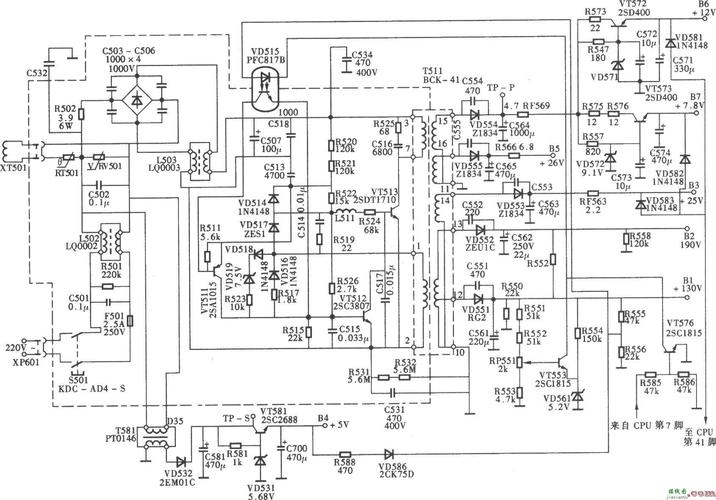 长虹LED26A4000iV彩电电源故障