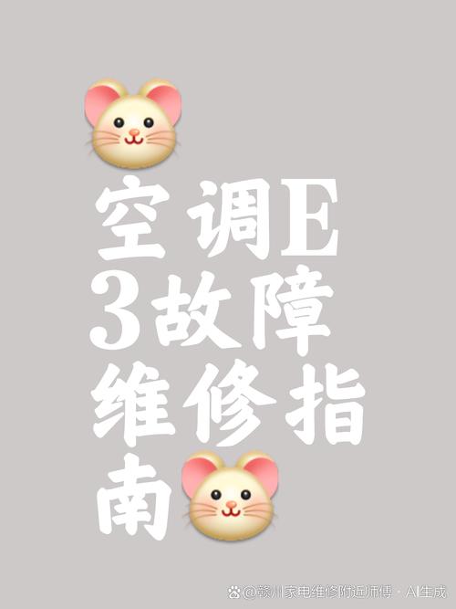 三星空调出现e3是什么故障怎么解决方法