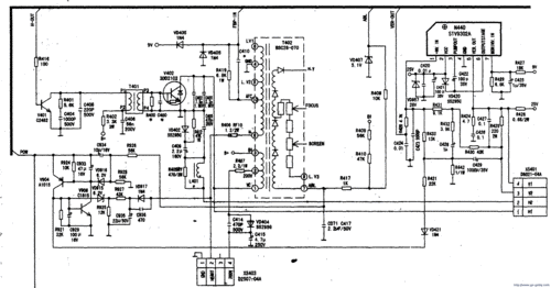 康佳t2122a水平一条移动黑线的故障
