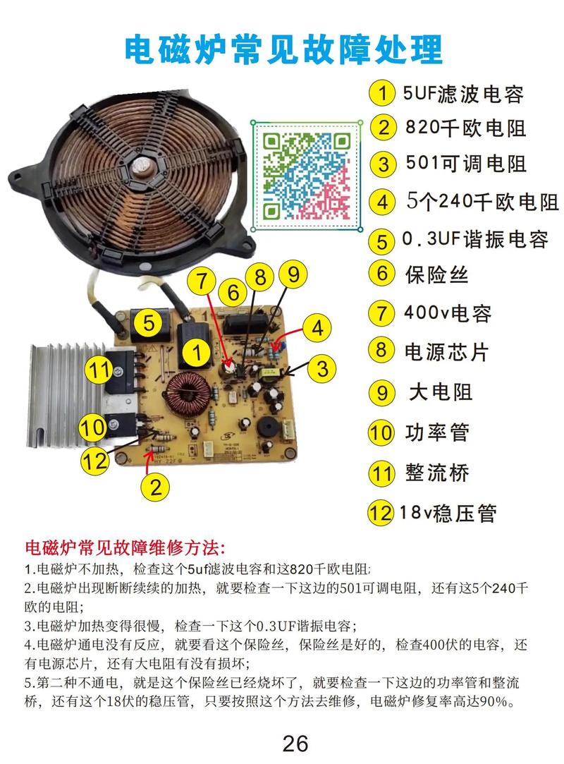 格力gc-20xca电磁炉故障代码e6