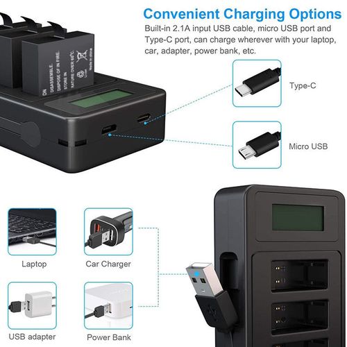 gopro hero5电池充电