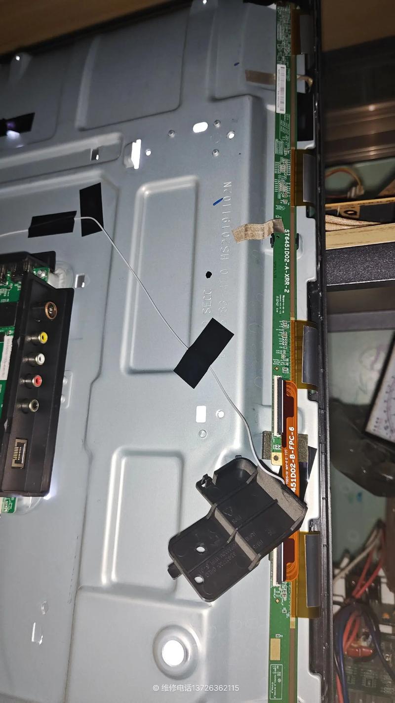 tcl55寸液晶电视重影故障维修大全