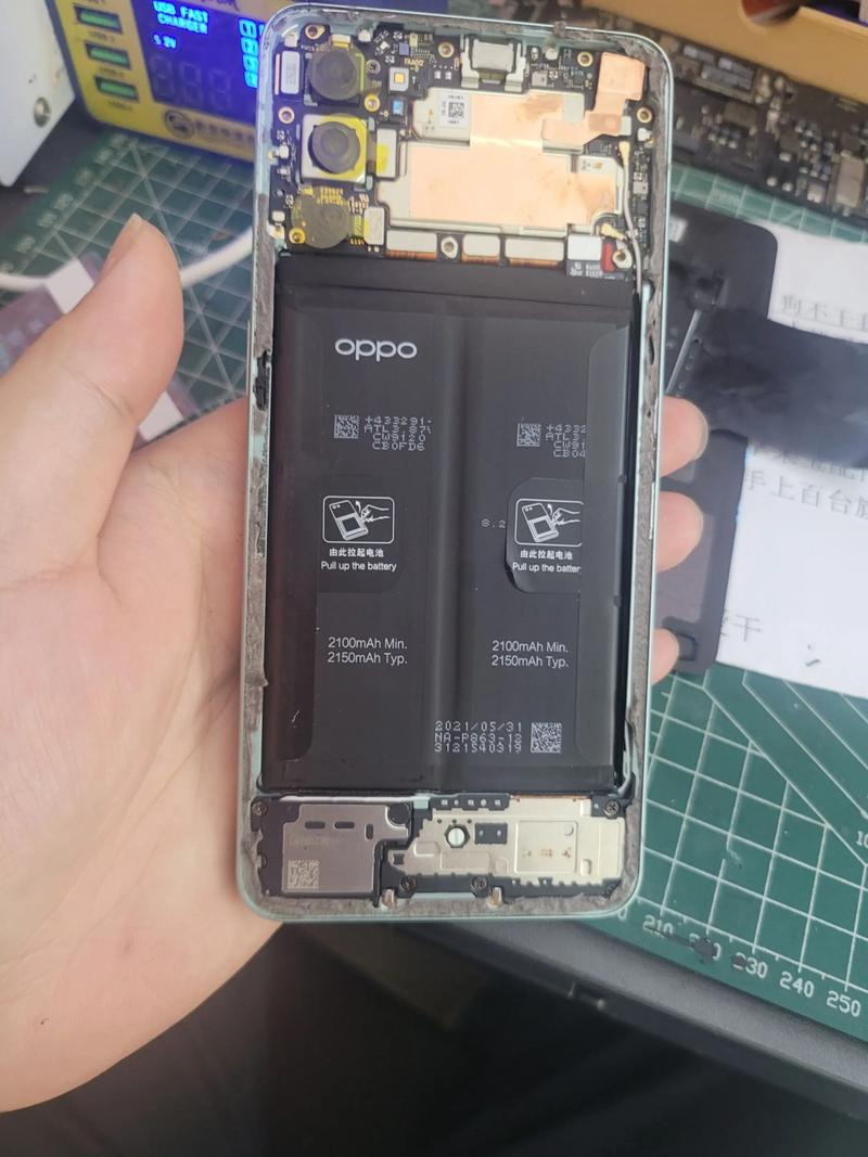 oppo x909拆机换电池