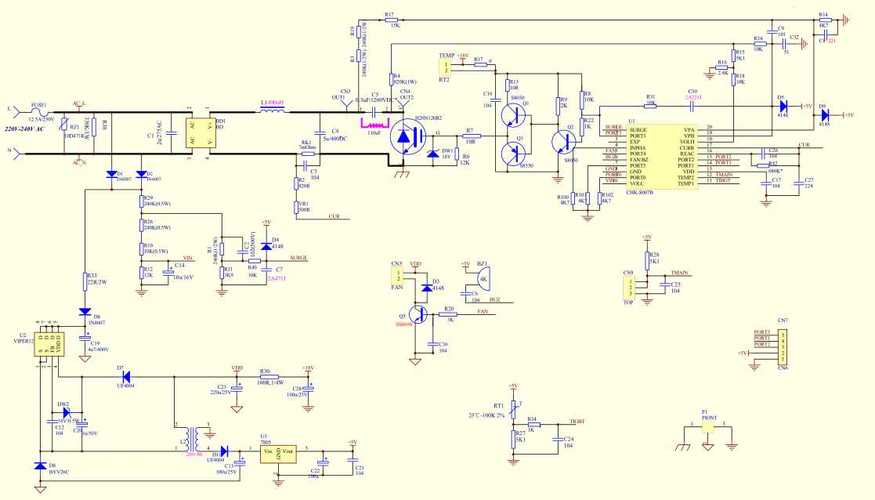 美的超薄rh2102电磁炉电源故障