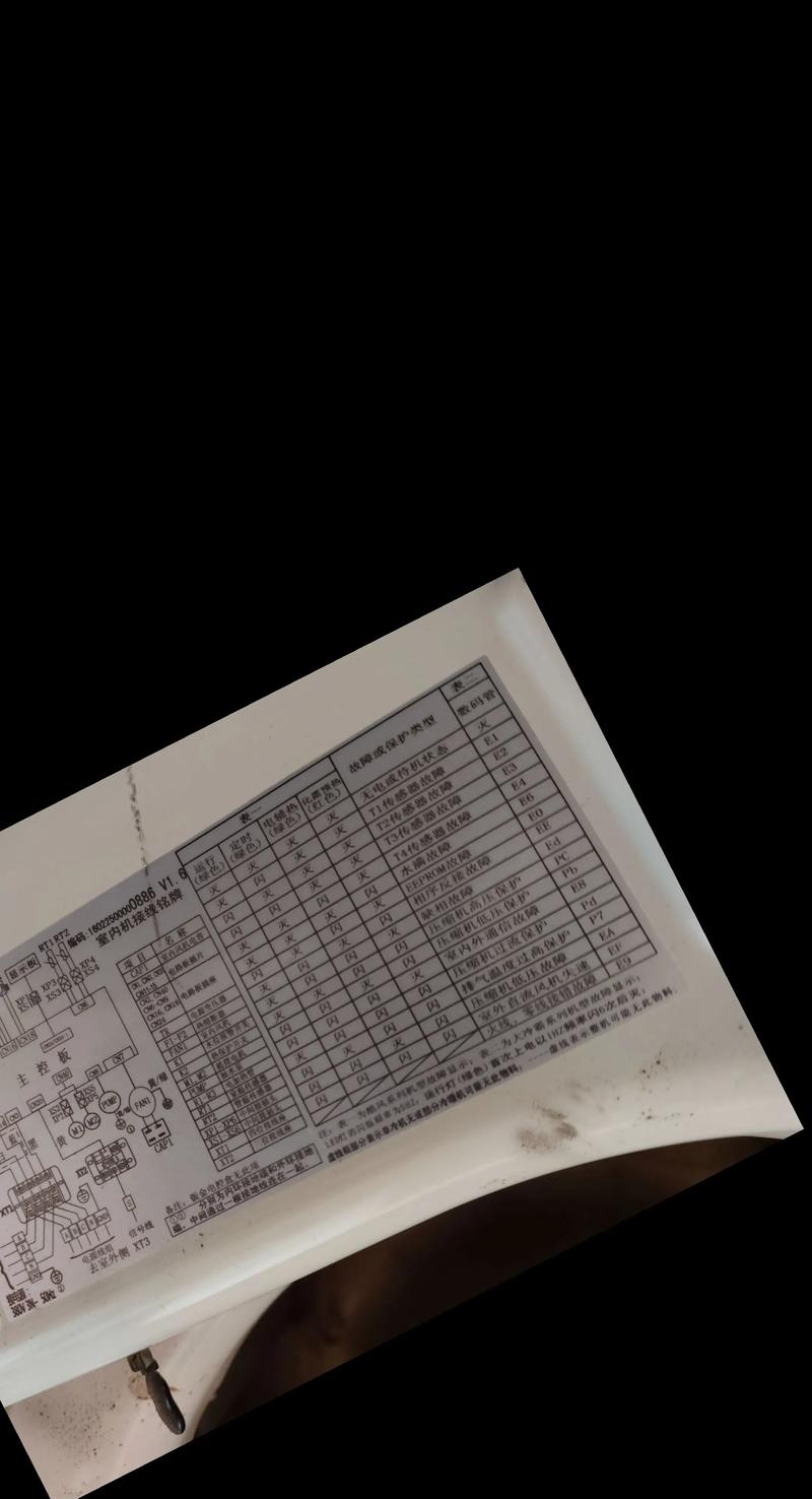 tcl天花机显示el是什么故障代码