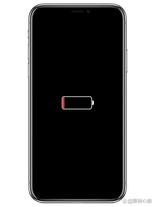 iphone电池显示 黑色的
