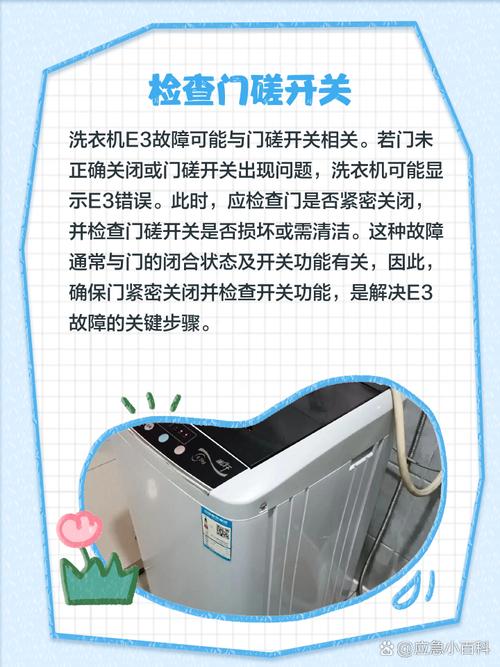 小天鹅滚简洗衣机e33是什么故障