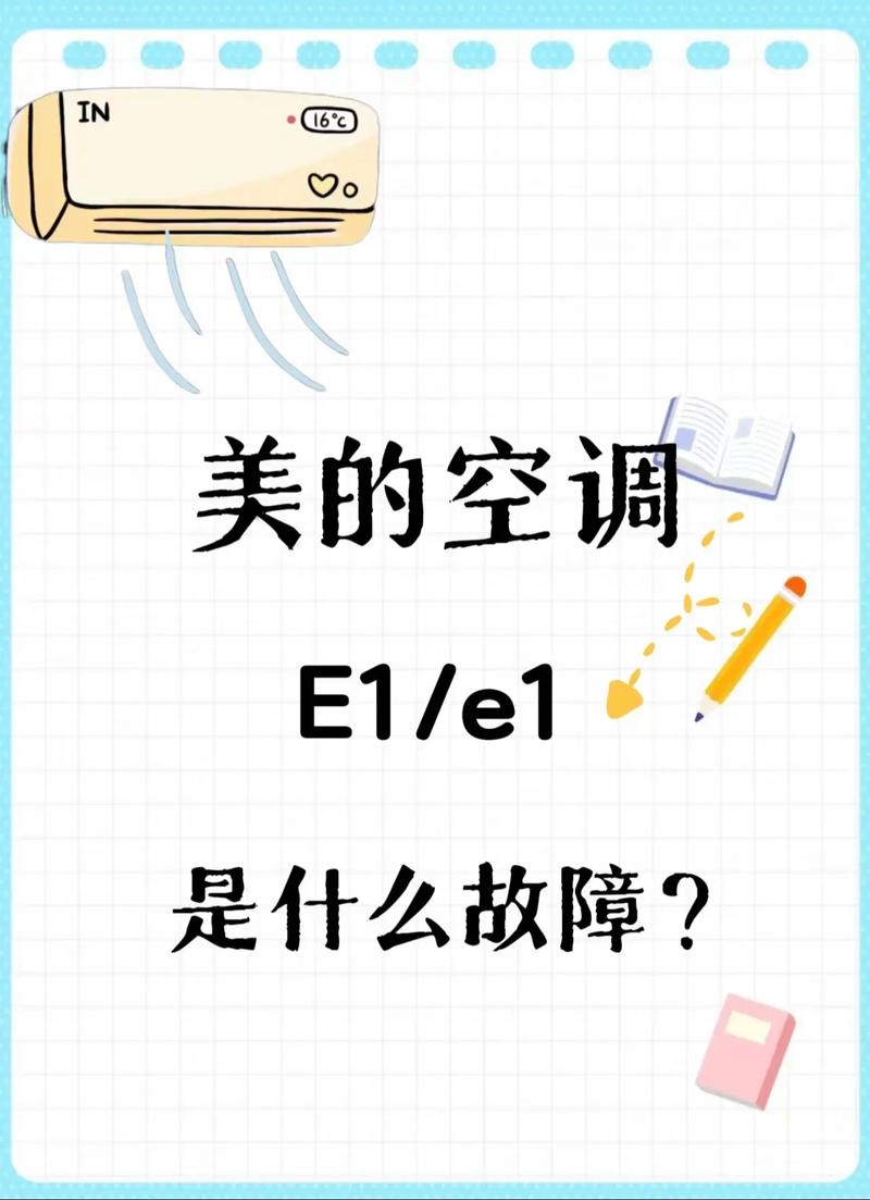 美的挂机空调出现e1是什么故障码