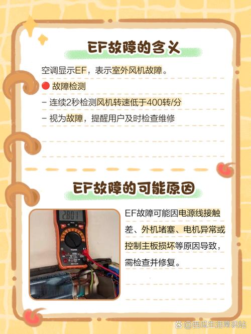 海尔10P空调显示ED是什么故障