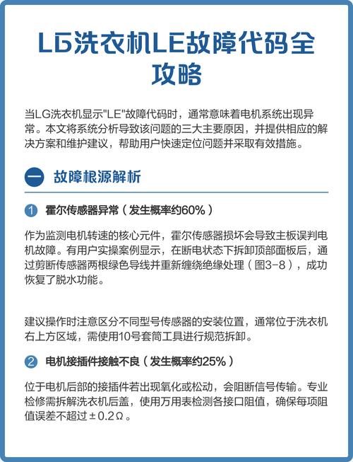 lg滚筒洗衣机故障代码lu 00