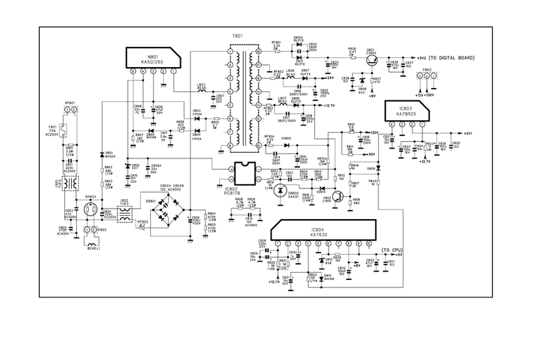 TCLAT25189校正电路故障