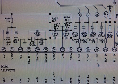 TCLAT25189校正电路故障