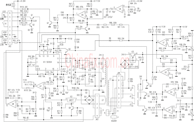 ups电源设备逆变器采样电路故障