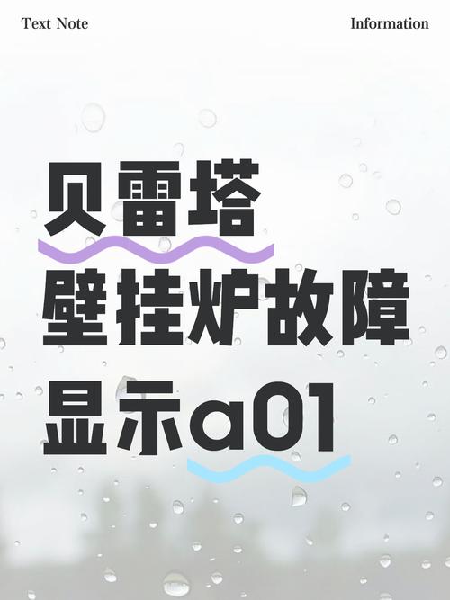 贝雷塔壁挂炉a01故障还有异响