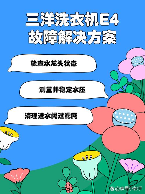 三洋洗衣机up故障排除方法图解