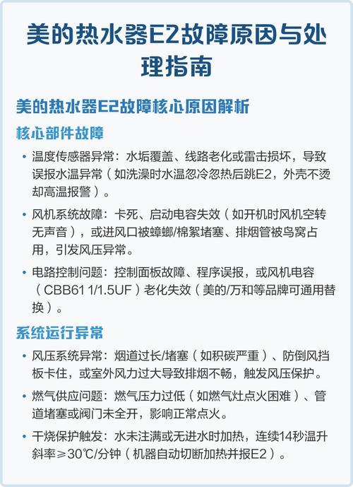 美的热水器故障代码e9怎么维修