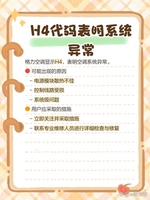 格力挂机定频显示H4是什么故障