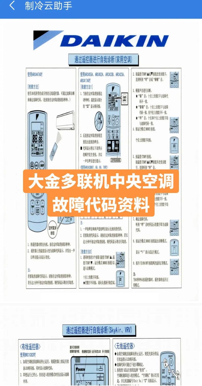 大金中央空调u4是什么故障代码