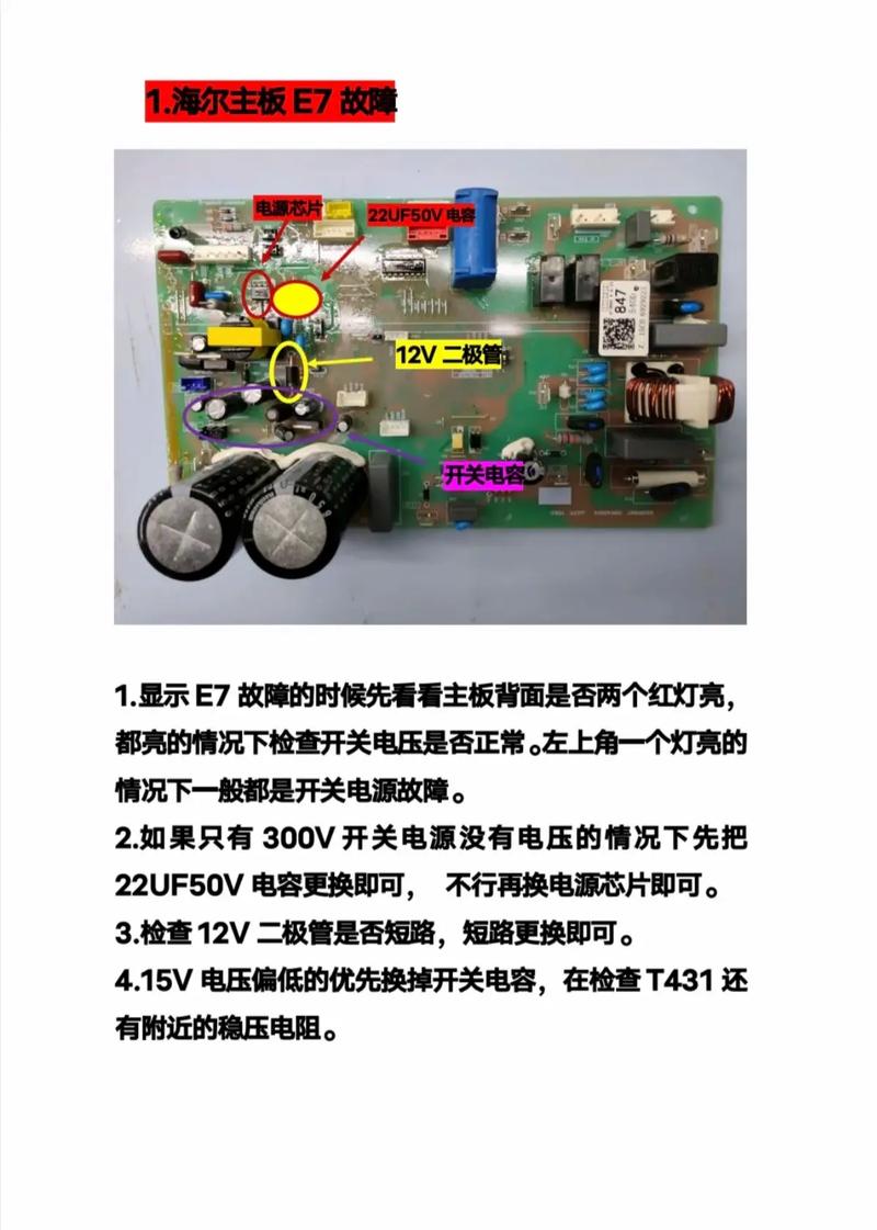 海尔三匹柜机显示e6是什么故障