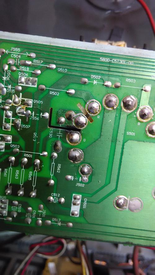 创维34t68ht枕形失真故障