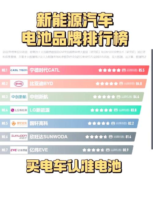 纯电动车电池排行榜前十名