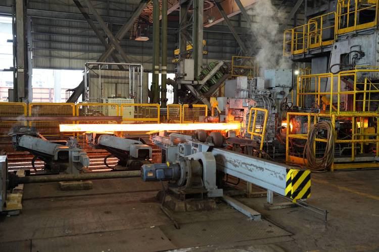 废铁热轧钢筋生产线