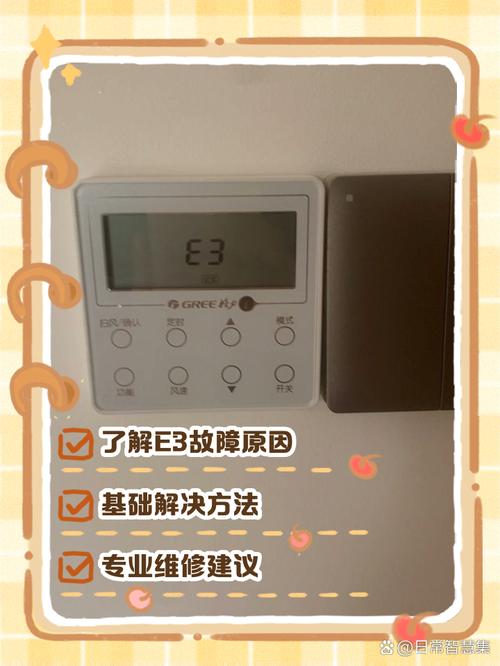 格力五匹风管机E3是什么故障