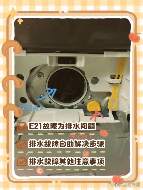 小天鹅洗衣机e15是什么故障