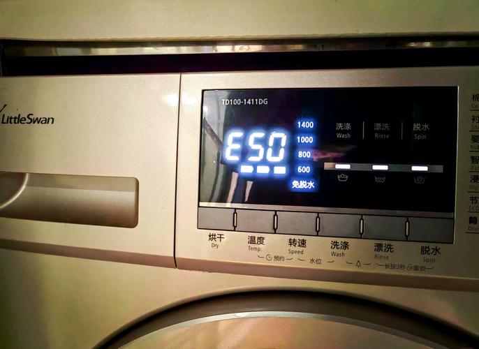 小天鹅滚筒洗衣机故障代码e7