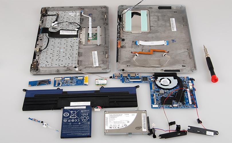 宏基蜂鸟s3拆机换电池