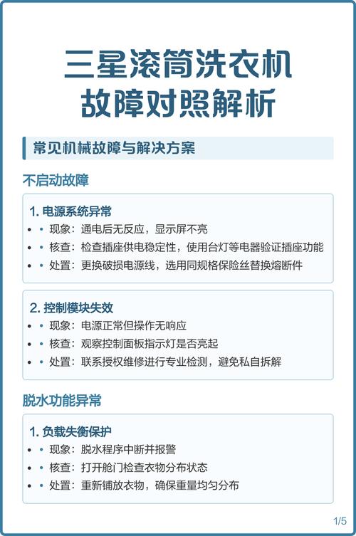 三星洗衣机显示sc是什么故障