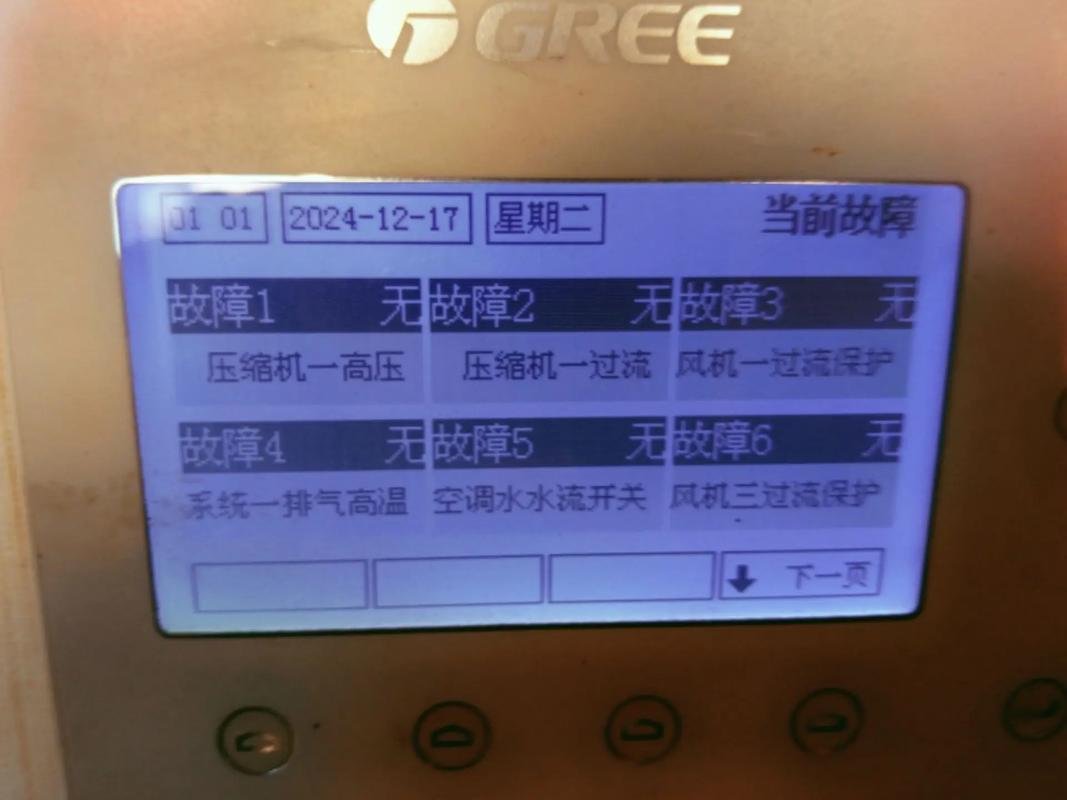 格力变频多联机c4是什么故障