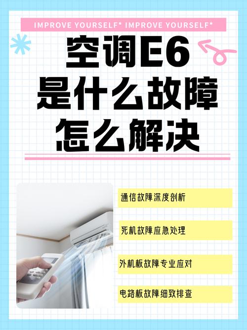 格力中央空调e6故障怎么处理